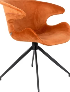 Best Zuiver Mia (set van 2) Eetkamerstoel Orange