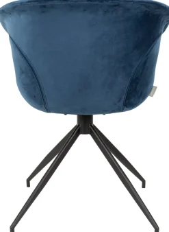 New Zuiver Mia (set van 2) Eetkamerstoel Blue