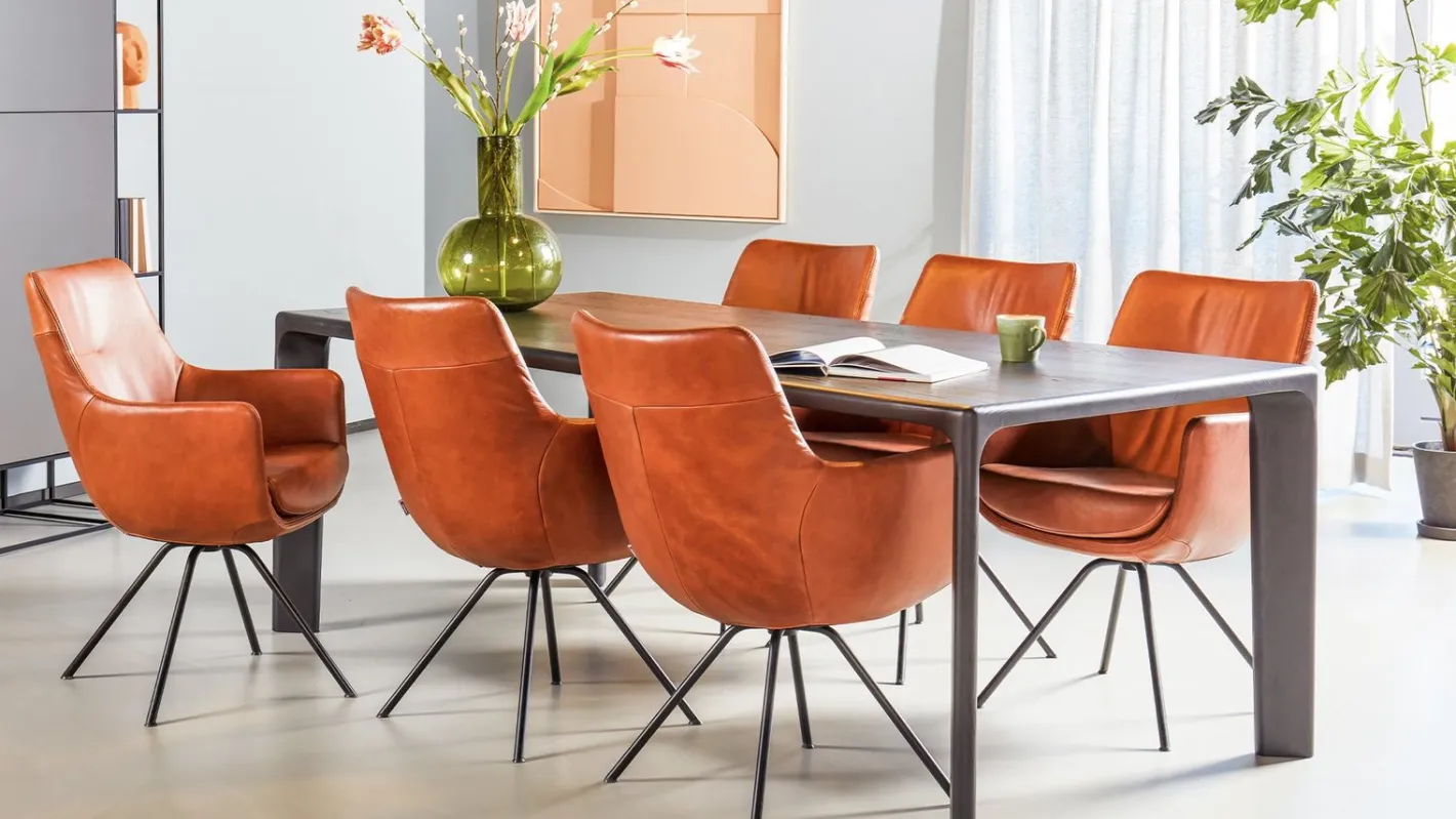 Best Gealux Miami Eetkamerstoel Bruin