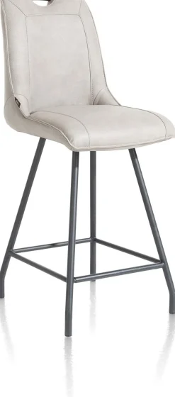 New Henders en Hazel Michiel 4-poot Barstoel Lichtgrijs