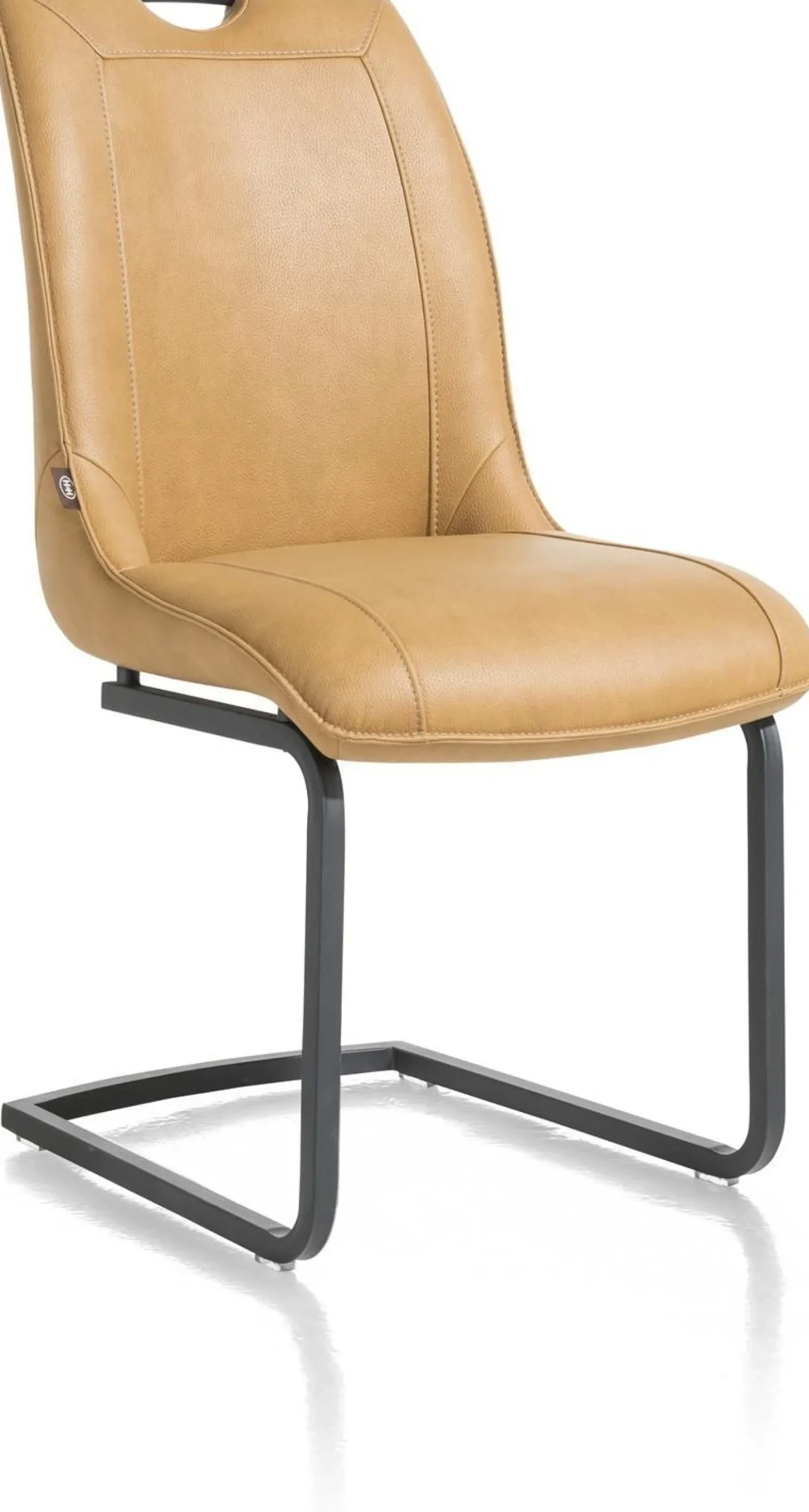 Hot Henders en Hazel Michiel Vierkant Eetkamerstoel Okergeel