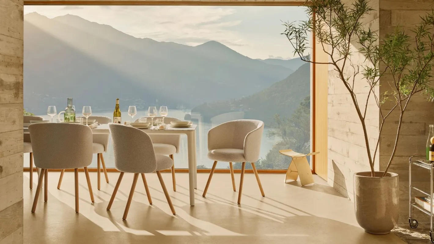 Clearance Vitra Mikado Eetkamerstoel Wit