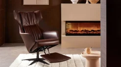 Hot Eijerkamp Collectie Miles L Relaxfauteuil Zwart