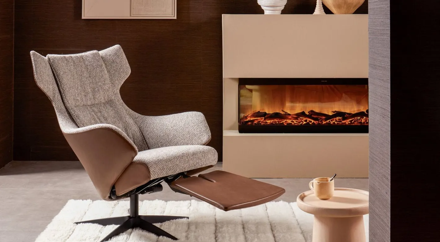 Discount Eijerkamp Collectie Miles M Relaxfauteuil Grijs