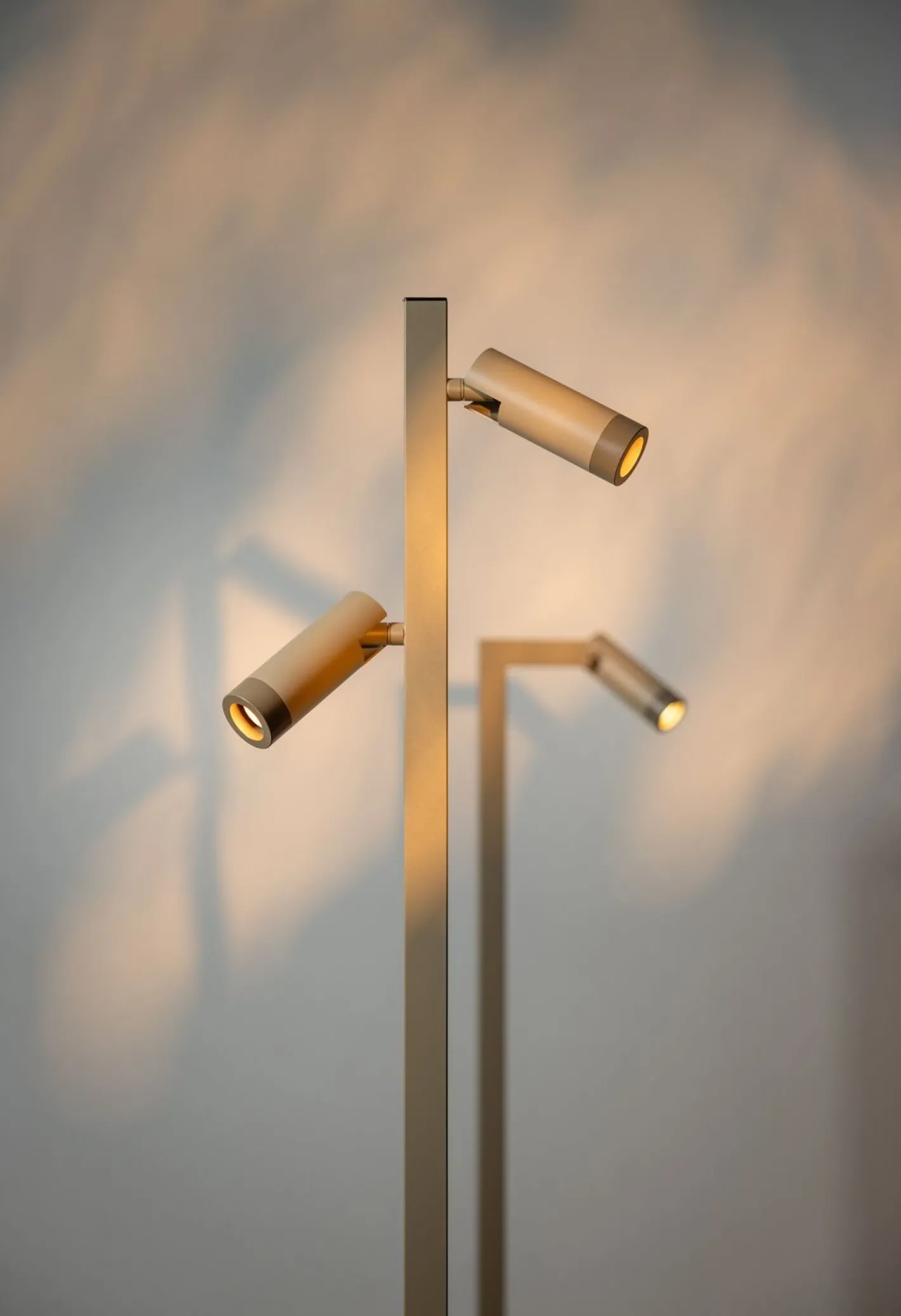 Clearance Eijerkamp Collectie Miller 2-lichts Vloerlamp Mat Zand