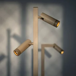 Clearance Eijerkamp Collectie Miller 2-lichts Vloerlamp Mat Zand