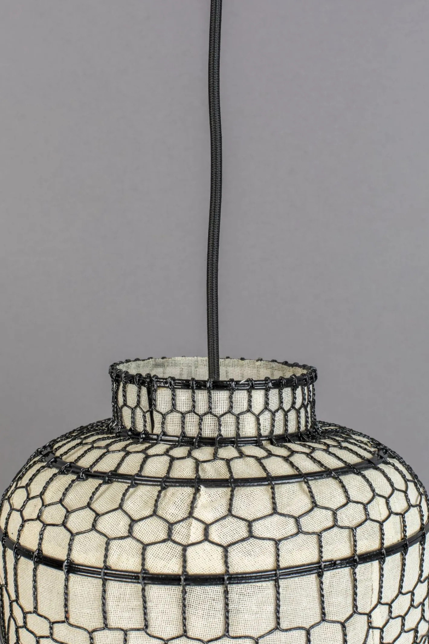 Discount Dutchbone Ming Hanglamp Black, White