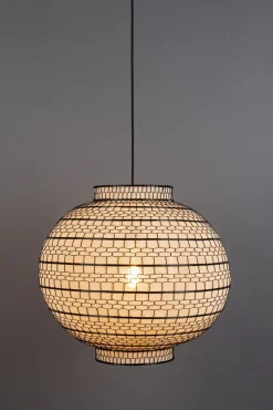 Outlet Dutchbone Ming Hanglamp Black, White
