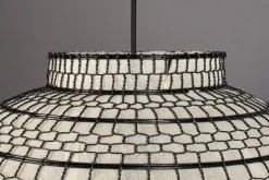Outlet Dutchbone Ming Hanglamp Black, White
