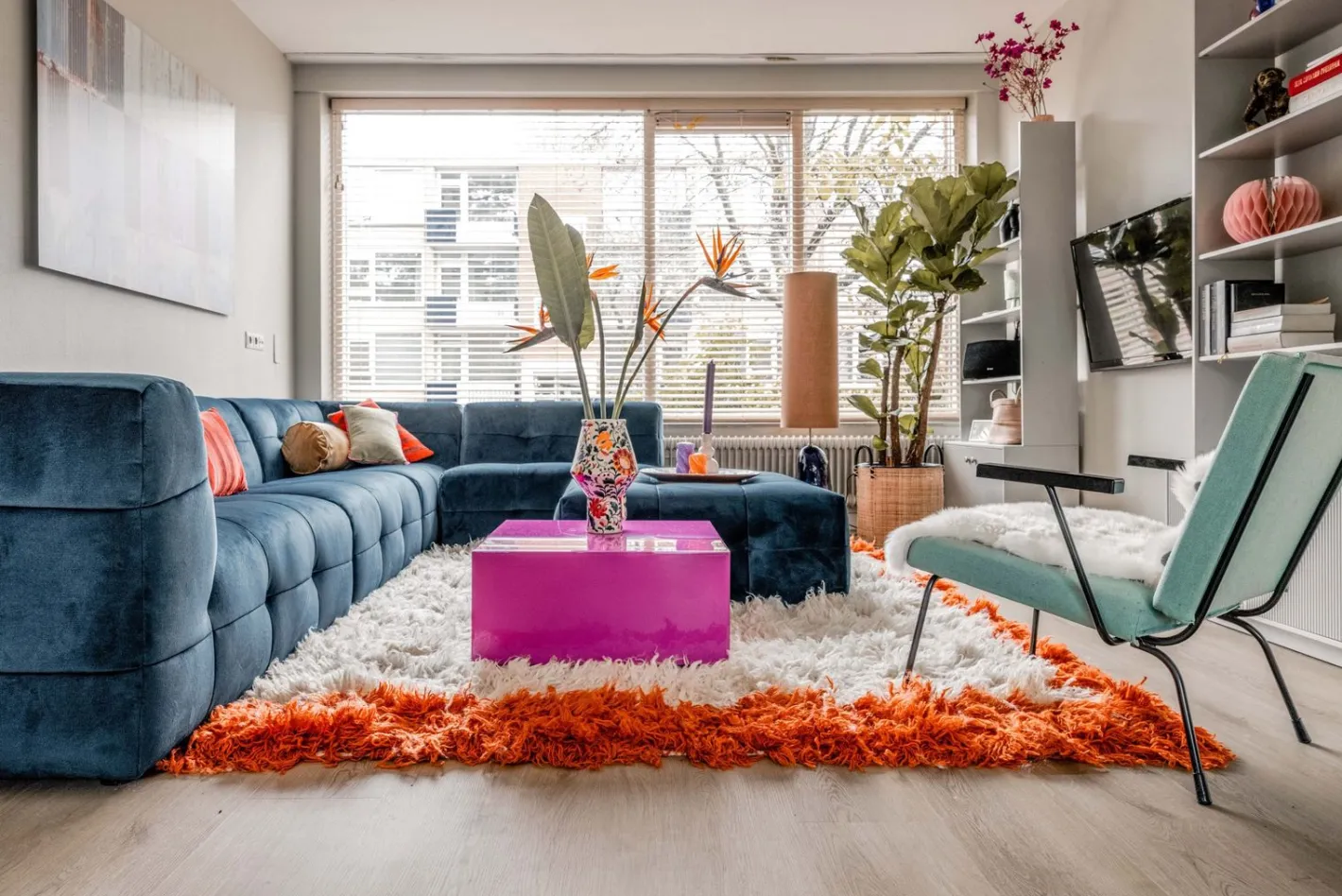 Discount HKLIVING Mirror Block Salontafel Pink