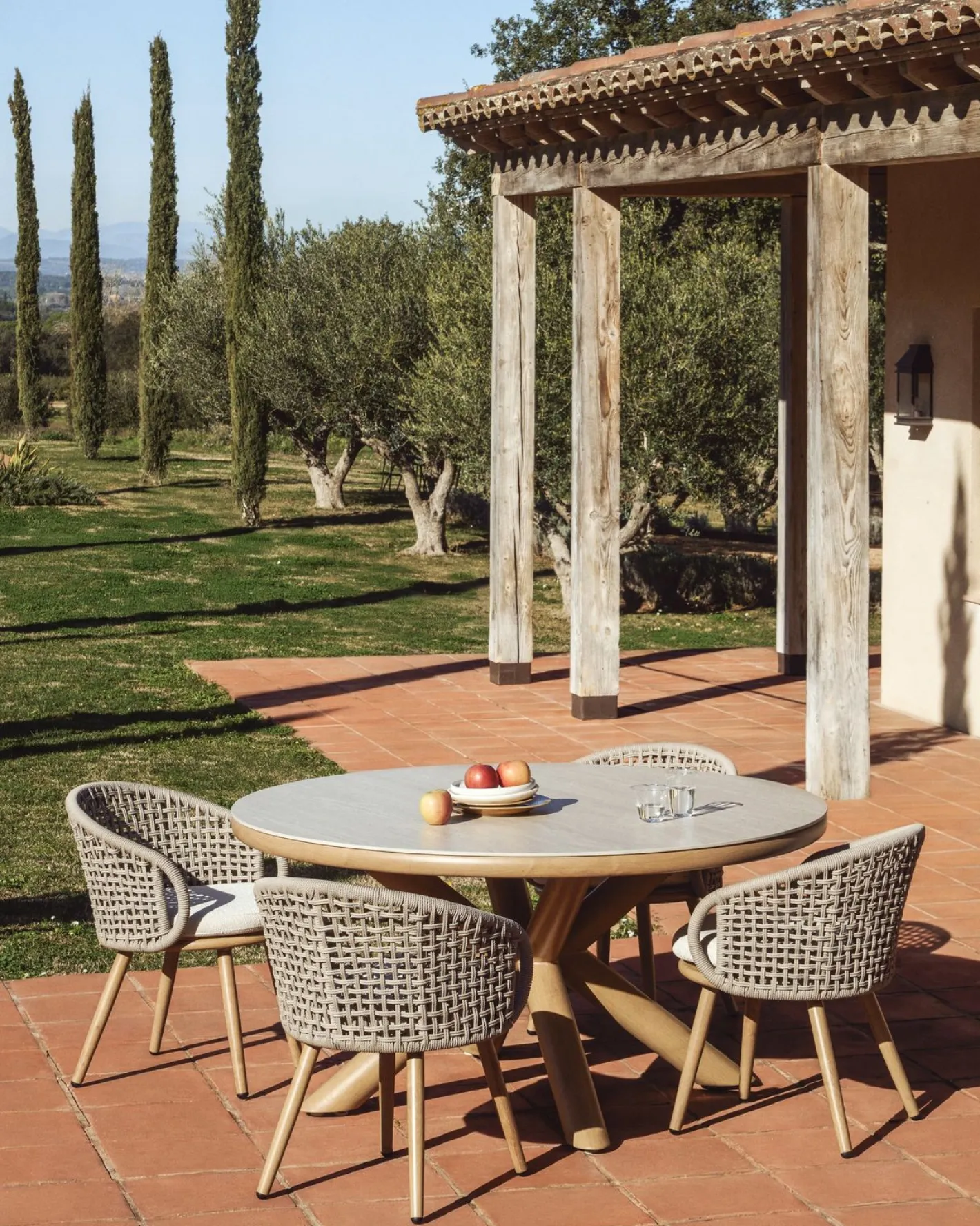 Online Kave Home Mirtia Tuintafel Ecru
