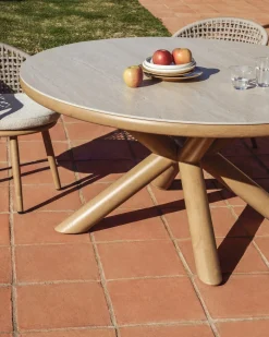 Online Kave Home Mirtia Tuintafel Ecru