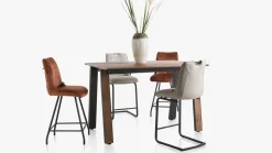 Discount Henders en Hazel Mischa 4-poot Barstoel Koper