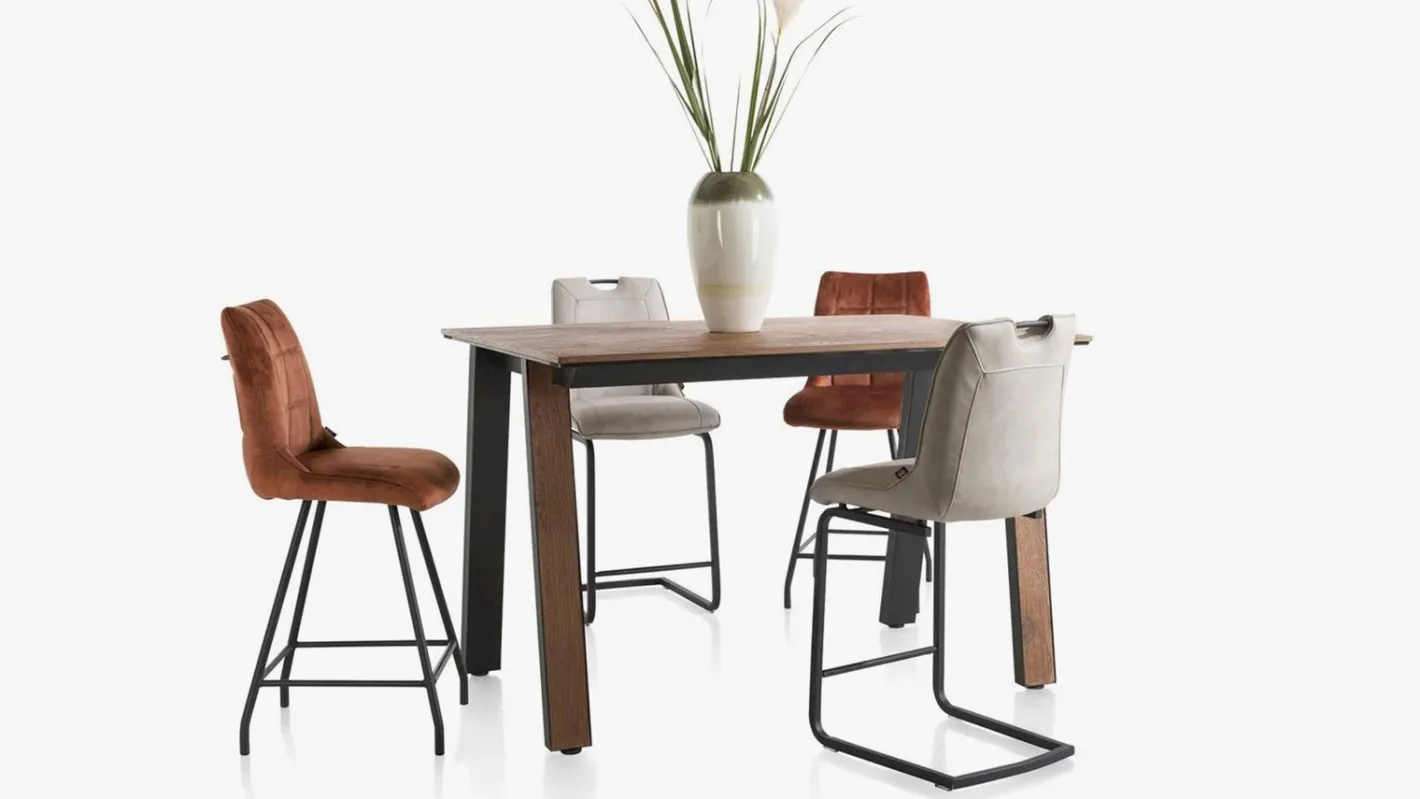 Discount Henders en Hazel Mischa 4-poot Barstoel Koper