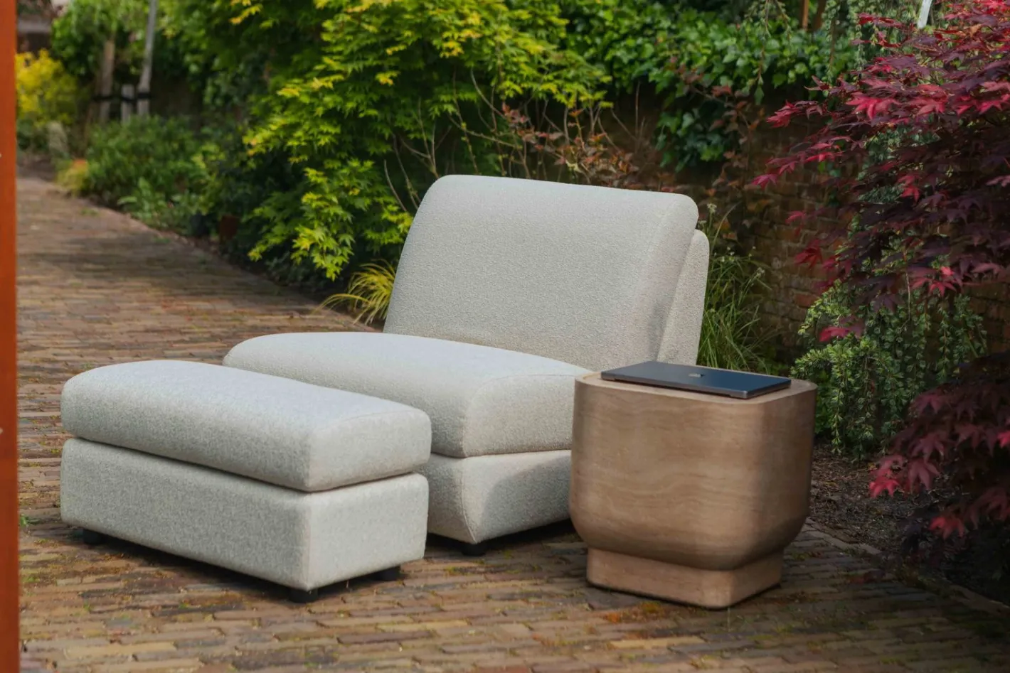 Best Zuiver Mississippi Hocker Beige