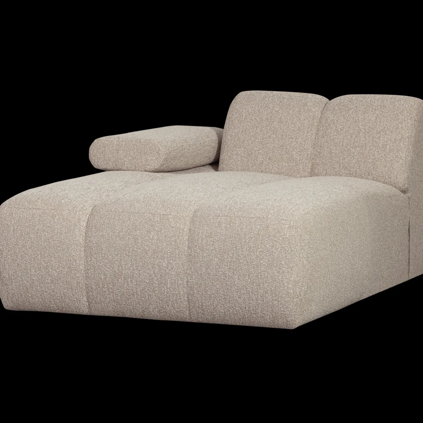 Sale WOOOD Mojo Bouclé Chaise Longue Beige Melange