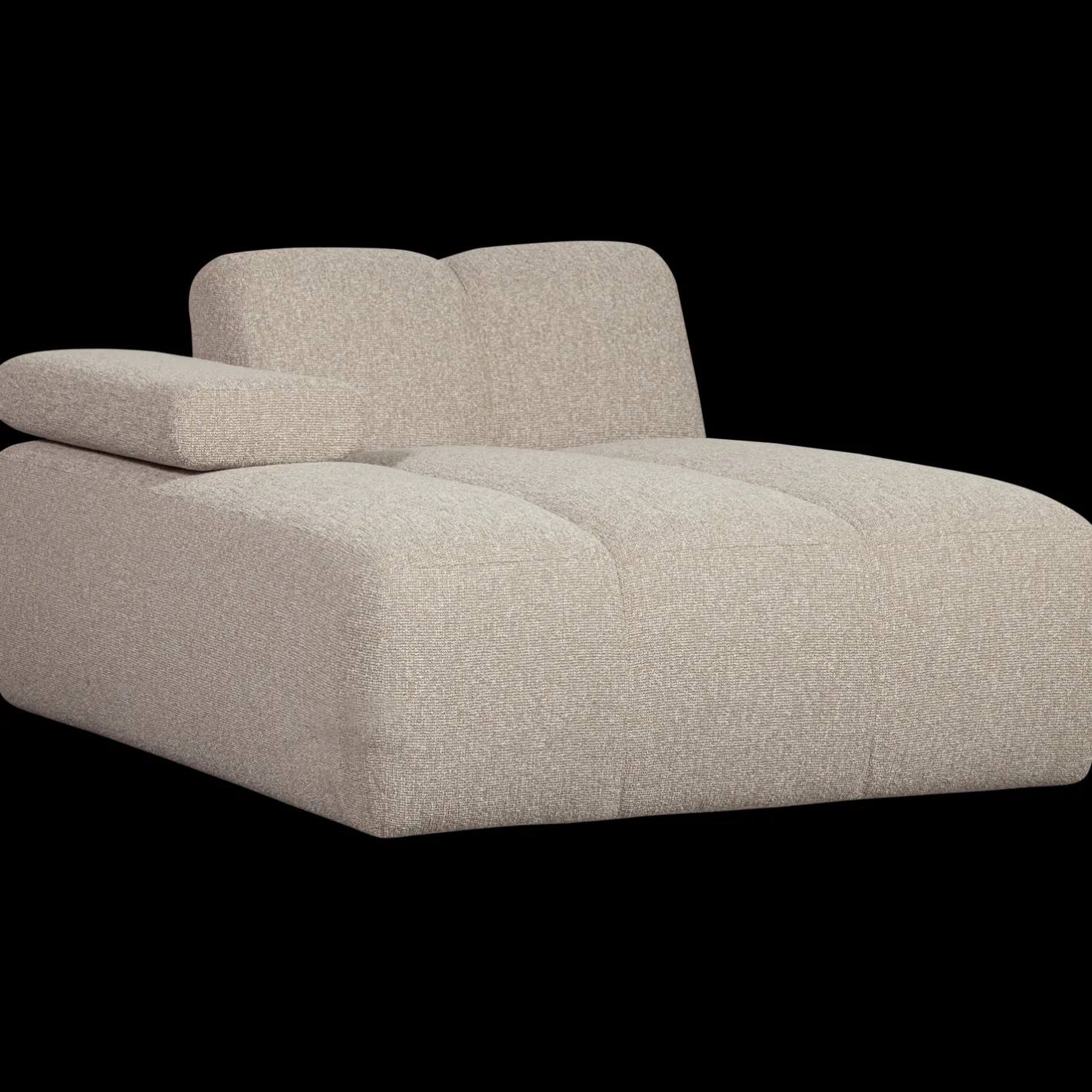 Sale WOOOD Mojo Bouclé Chaise Longue Beige Melange