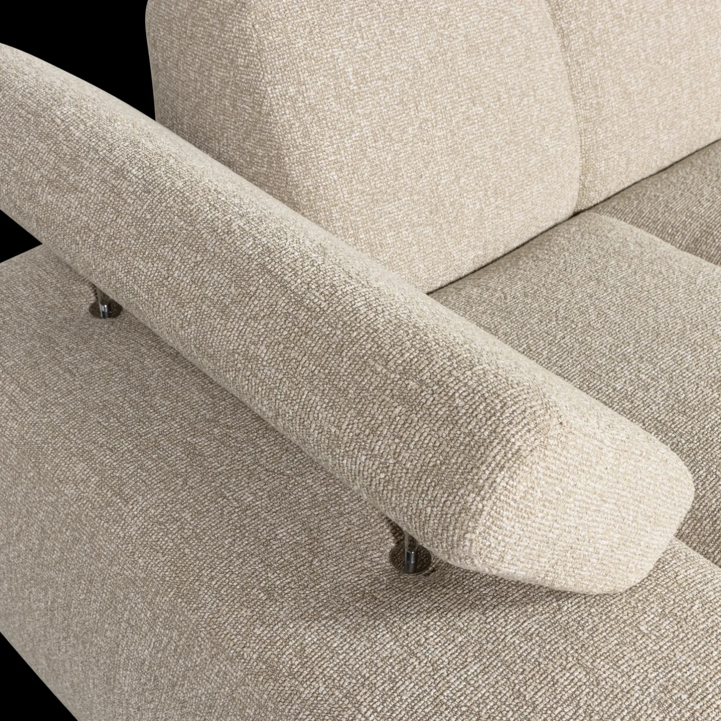 Sale WOOOD Mojo Bouclé Chaise Longue Beige Melange