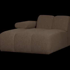Outlet WOOOD Mojo Bouclé Chaise Longue Brown Melange