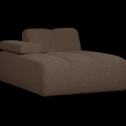 Outlet WOOOD Mojo Bouclé Chaise Longue Brown Melange
