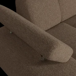 Outlet WOOOD Mojo Bouclé Chaise Longue Brown Melange