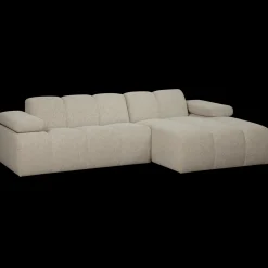 Clearance WOOOD Mojo Bouclé Chaise Longue Bank Beige Melange