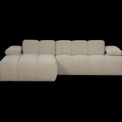 Hot WOOOD Mojo Bouclé Chaise Longue Bank Beige Melange
