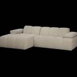 Hot WOOOD Mojo Bouclé Chaise Longue Bank Beige Melange