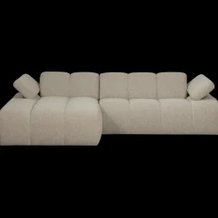 Hot WOOOD Mojo Bouclé Chaise Longue Bank Beige Melange