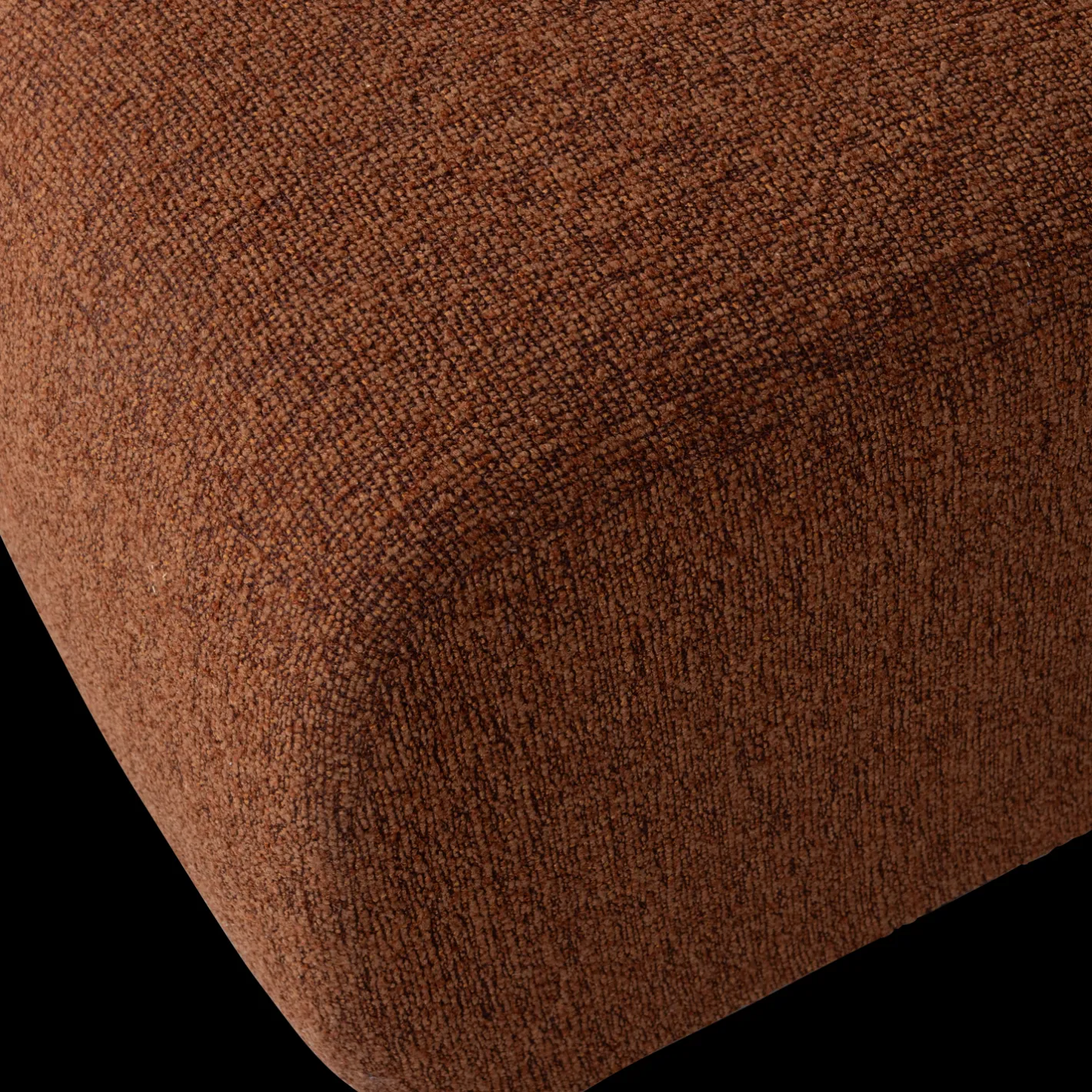 Clearance WOOOD Mojo Bouclé Elementenbank Rust Brown Melange