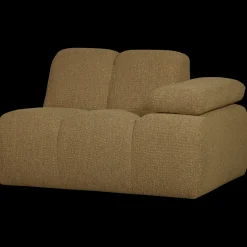 Best WOOOD Mojo Bouclé Elementenbank Yellow, Brown Melange