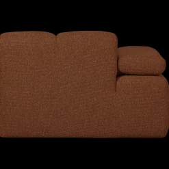 WOOOD Mojo Bouclé Elementenbank Rust Brown Melange