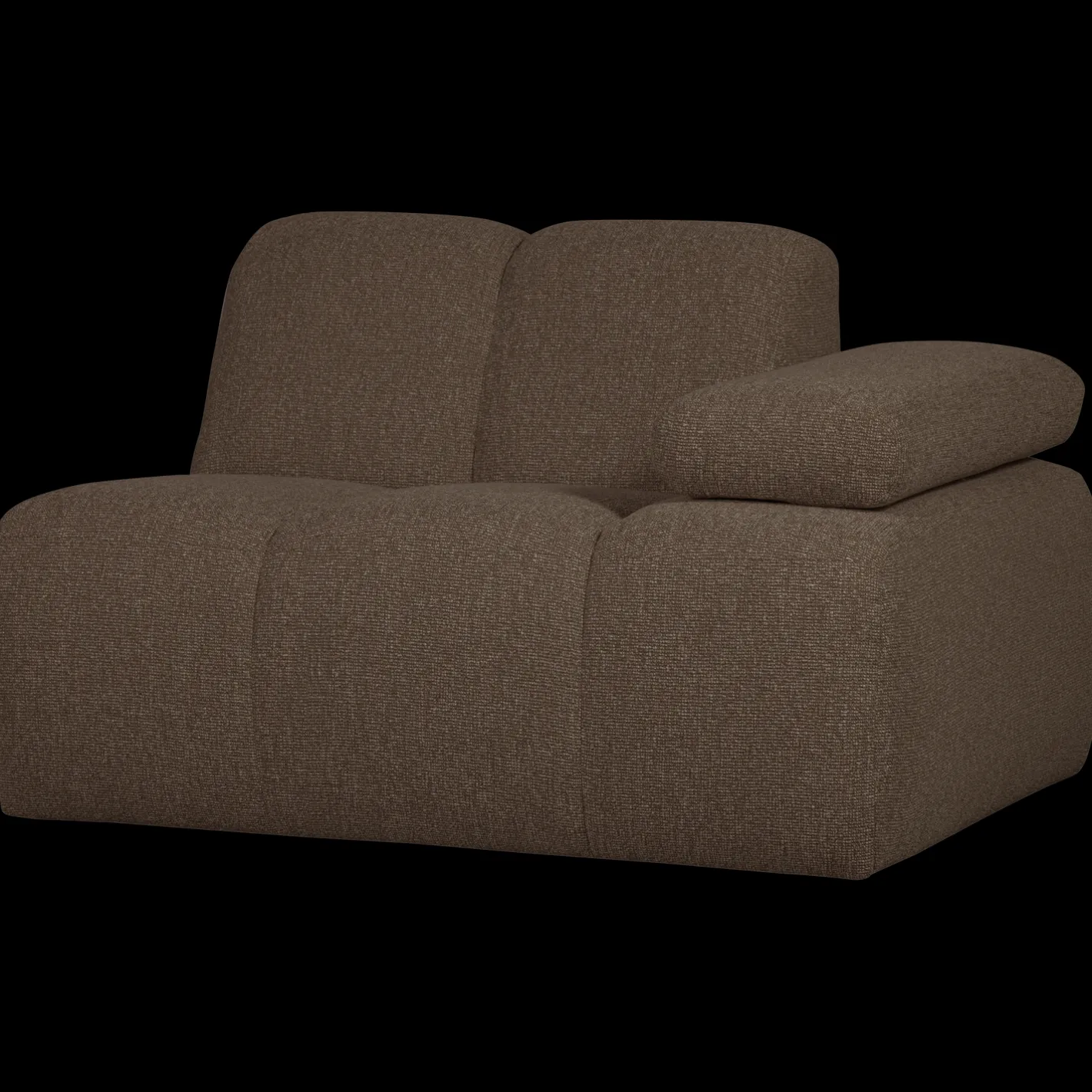 Discount WOOOD Mojo Bouclé Elementenbank Brown Melange
