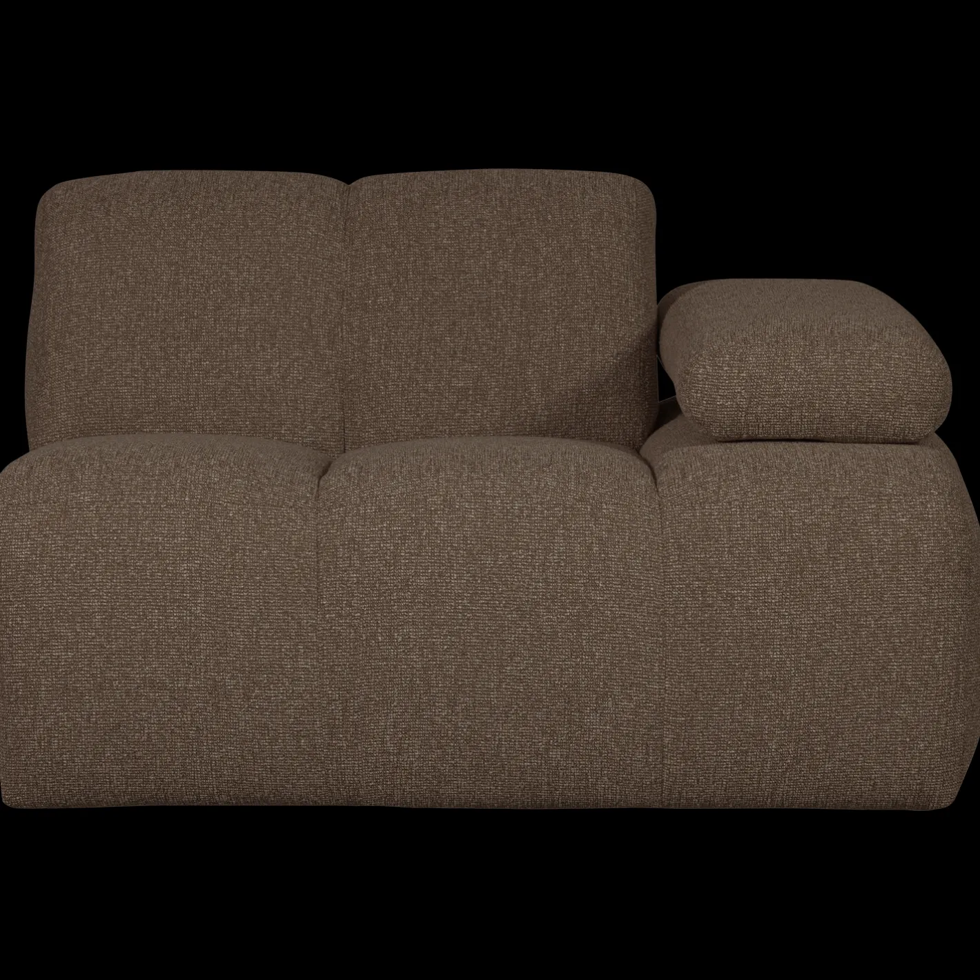 Discount WOOOD Mojo Bouclé Elementenbank Brown Melange