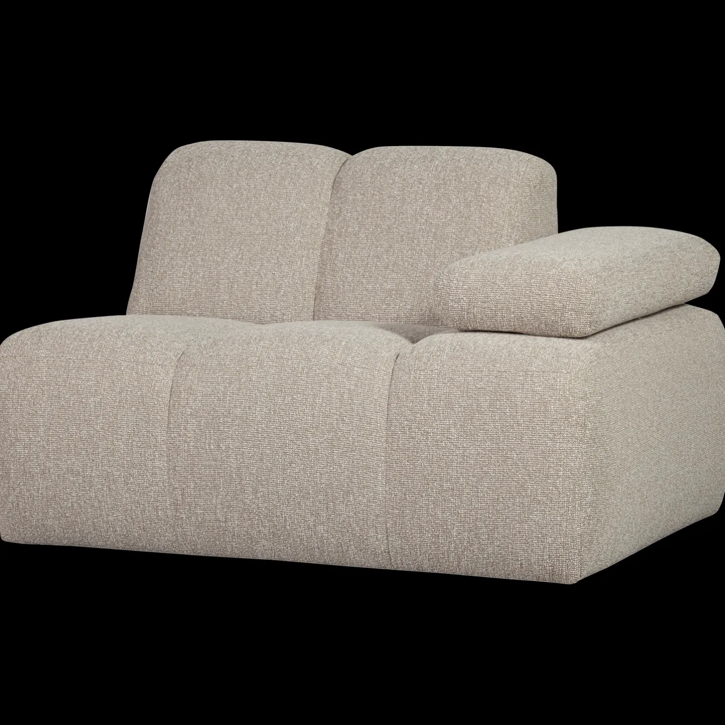 Hot WOOOD Mojo Bouclé Elementenbank Beige Melange