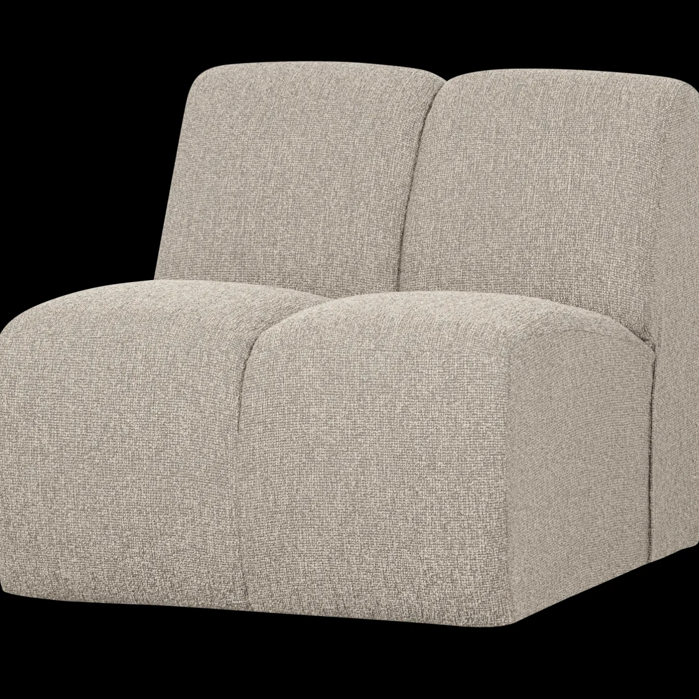 Outlet WOOOD Mojo Bouclé Elementenbank Beige Melange