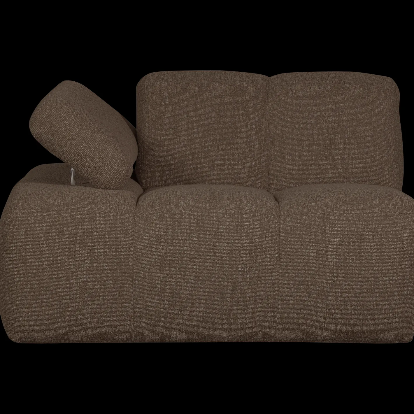 New WOOOD Mojo Bouclé Elementenbank Brown Melange