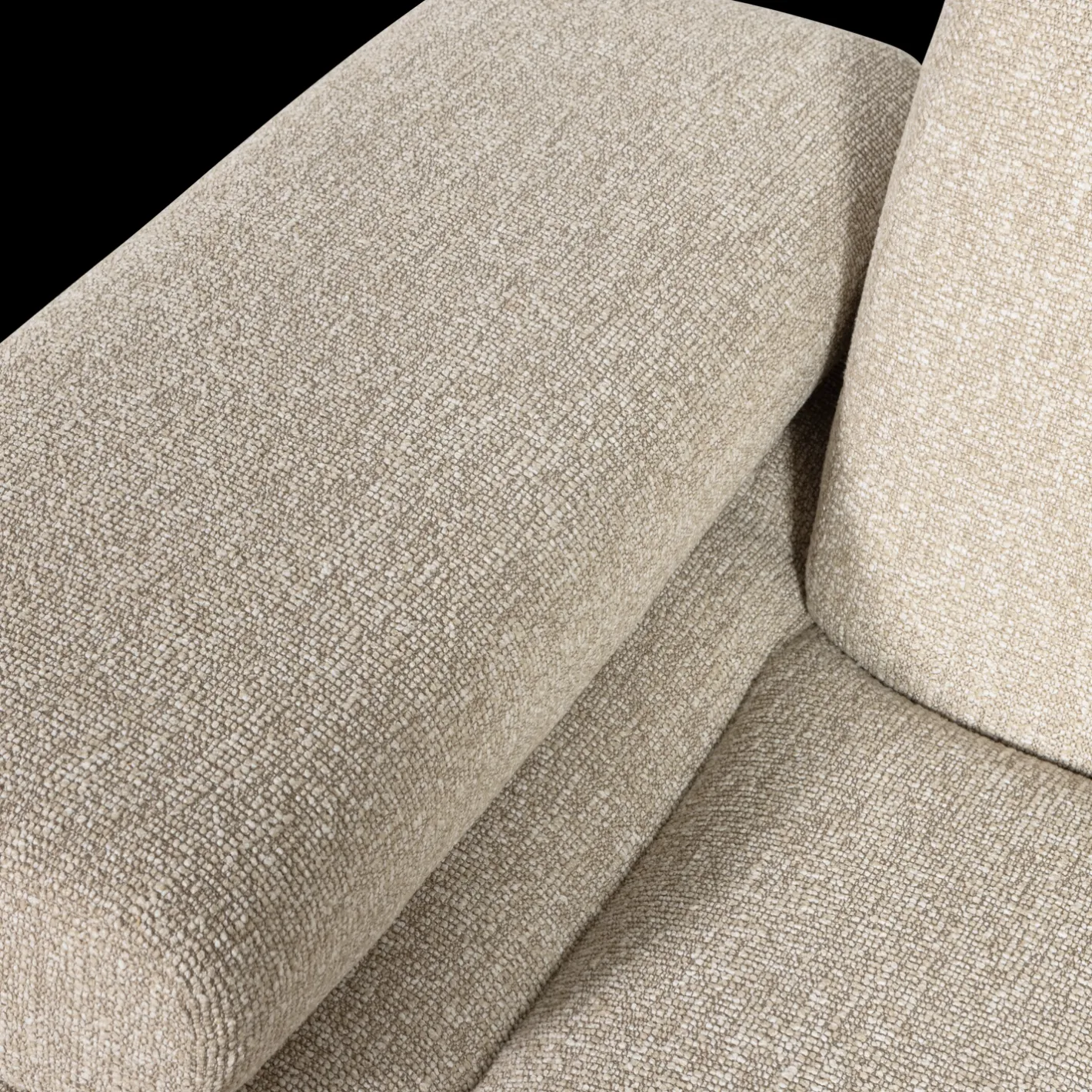 Hot WOOOD Mojo Bouclé Elementenbank Beige Melange