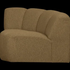 Clearance WOOOD Mojo Bouclé Hoek Elementenbank Yellow, Brown Melange