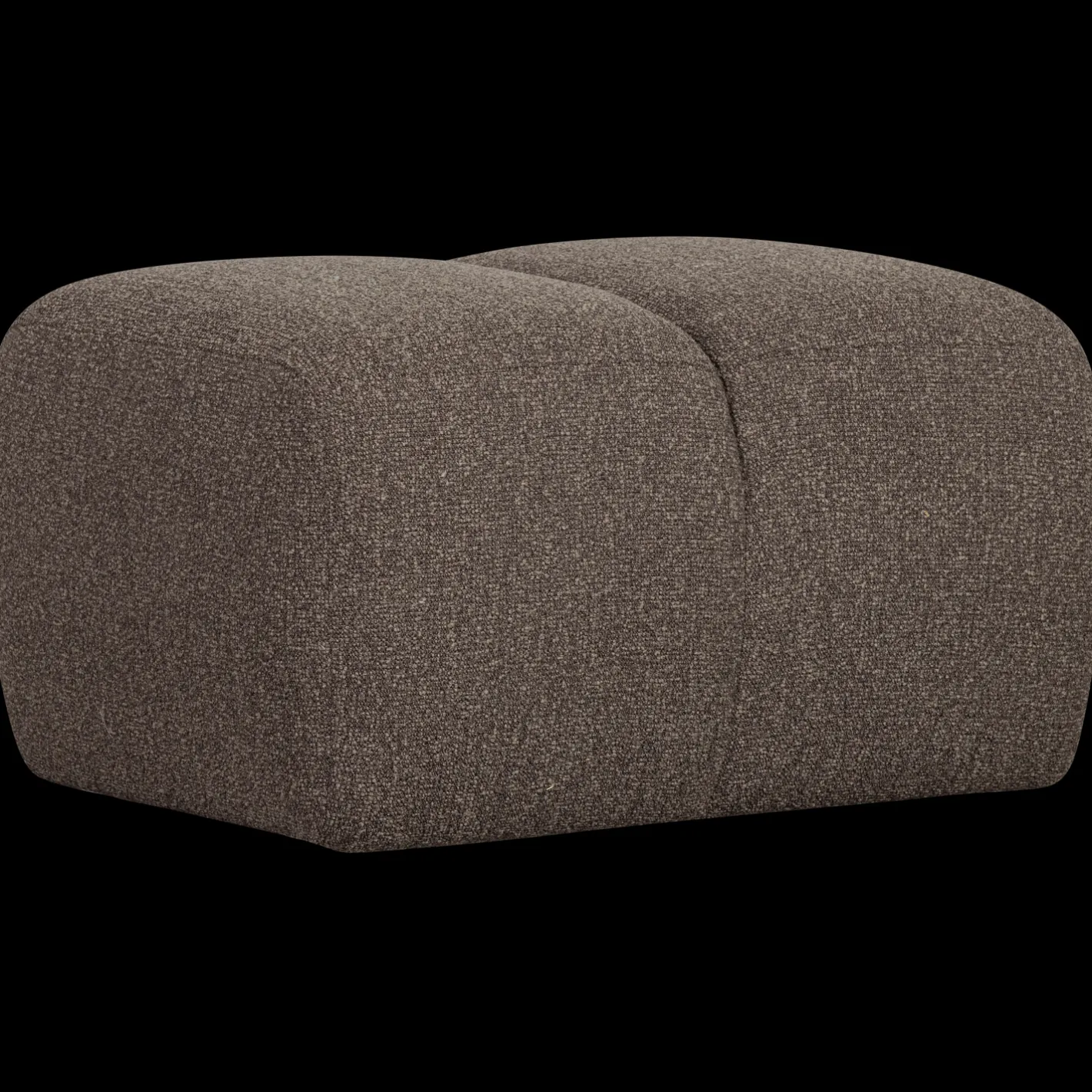 Outlet WOOOD Mojo Bouclé Poef Brown Melange