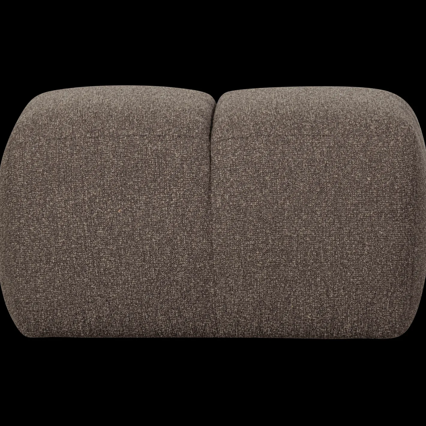 Outlet WOOOD Mojo Bouclé Poef Brown Melange