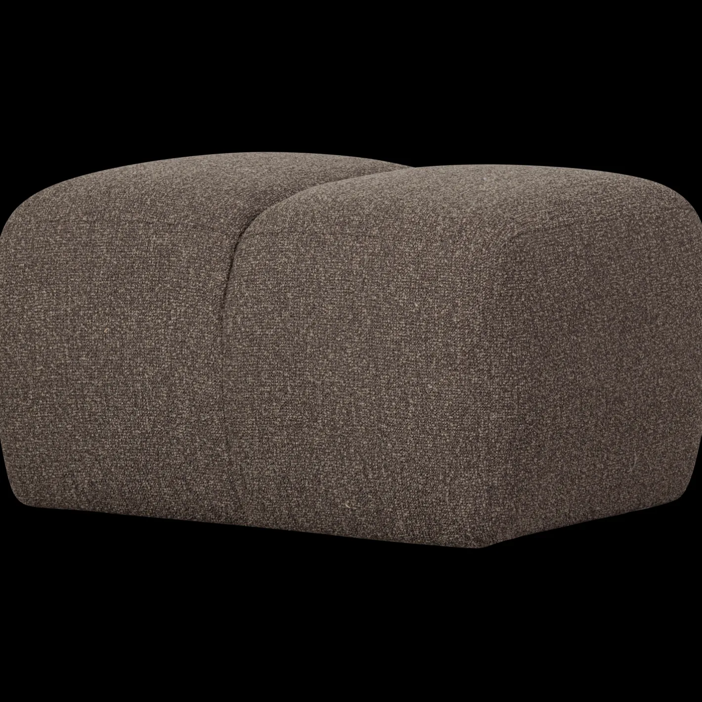 Outlet WOOOD Mojo Bouclé Poef Brown Melange