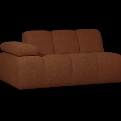 New WOOOD Mojo Bouclé Zitbank Rust Brown Melange