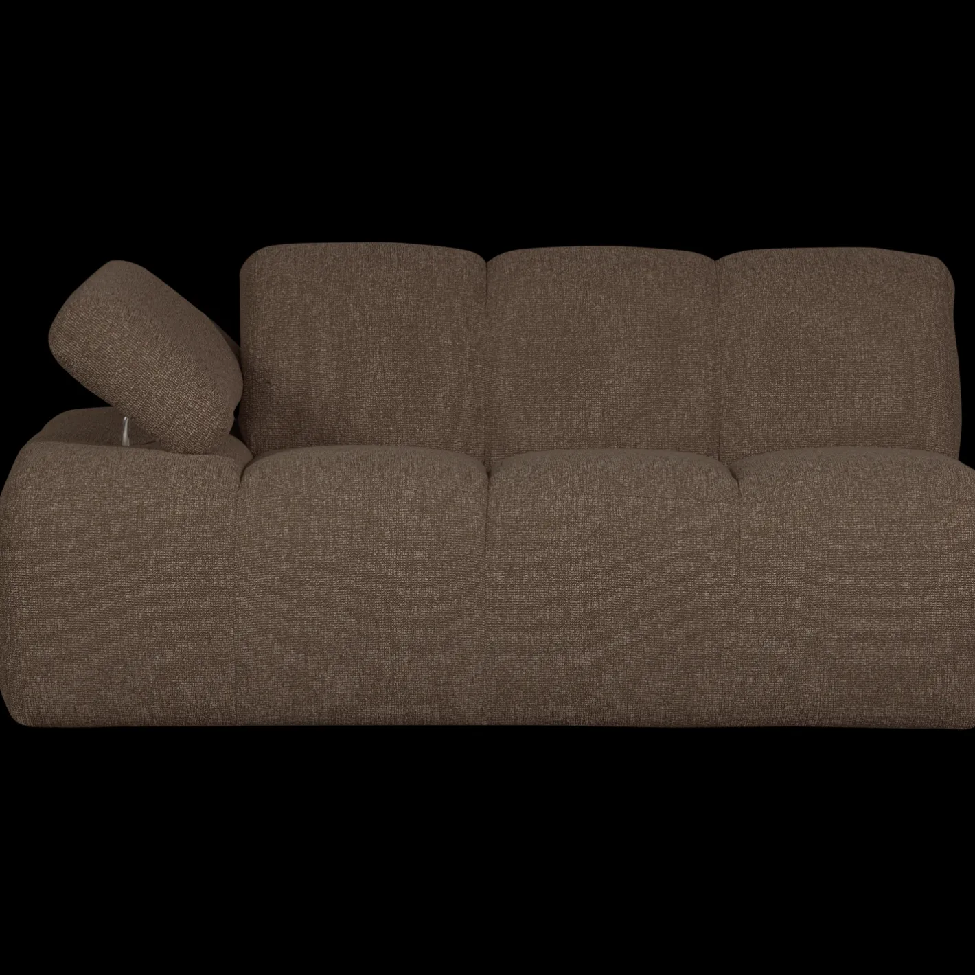 Best WOOOD Mojo Bouclé Zitbank Brown Melange