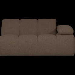 Outlet WOOOD Mojo Bouclé Zitbank Brown Melange