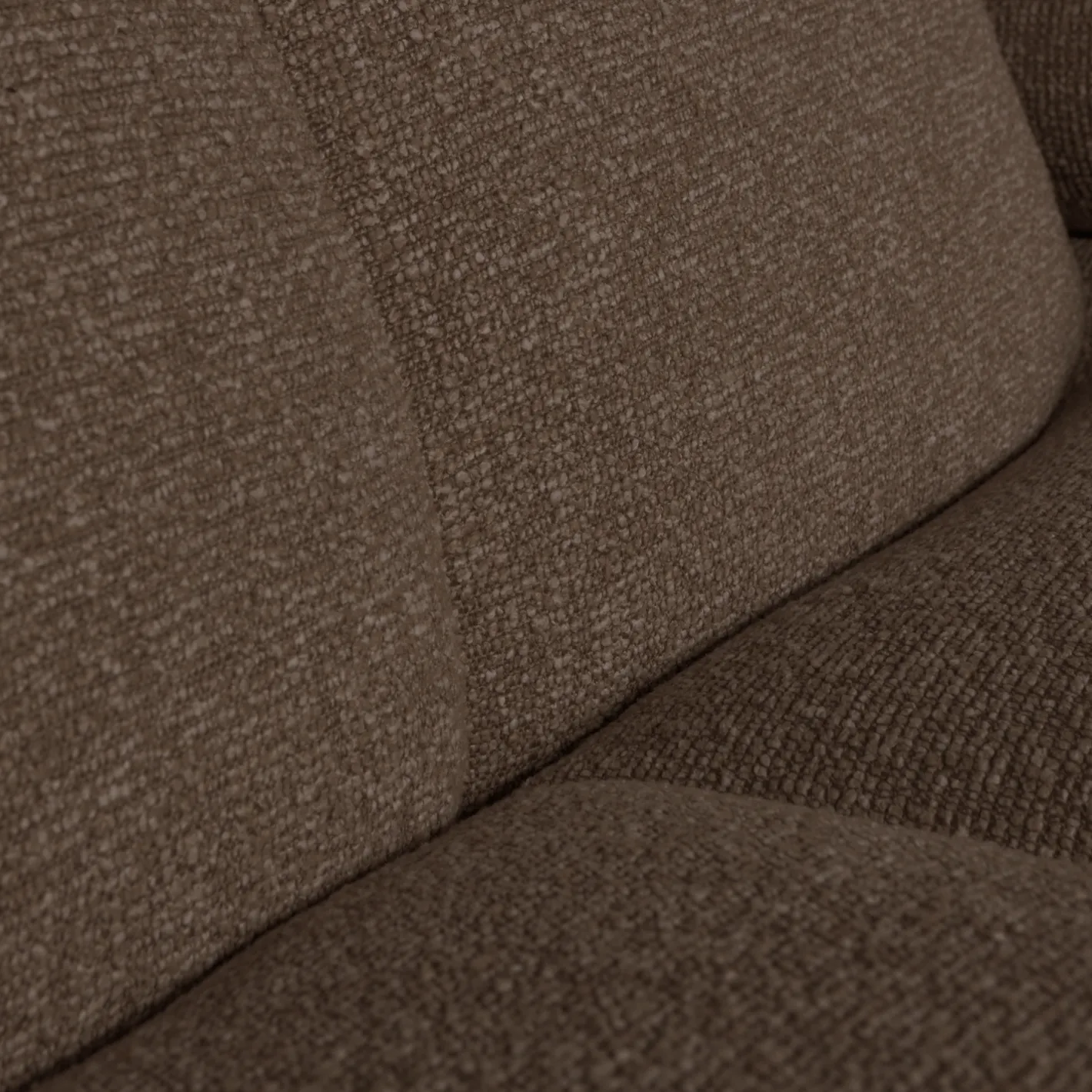 Outlet WOOOD Mojo Bouclé Zitbank Brown Melange