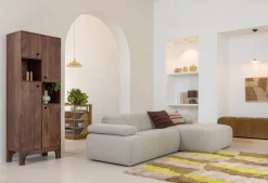 Outlet WOOOD Mojo Bouclé Zitbank Beige Melange