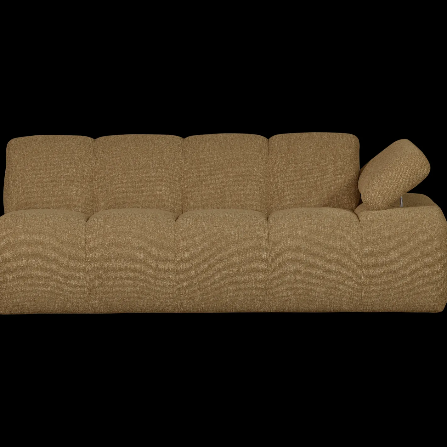 Clearance WOOOD Mojo Bouclé 2-Zitsbank Brown Melange