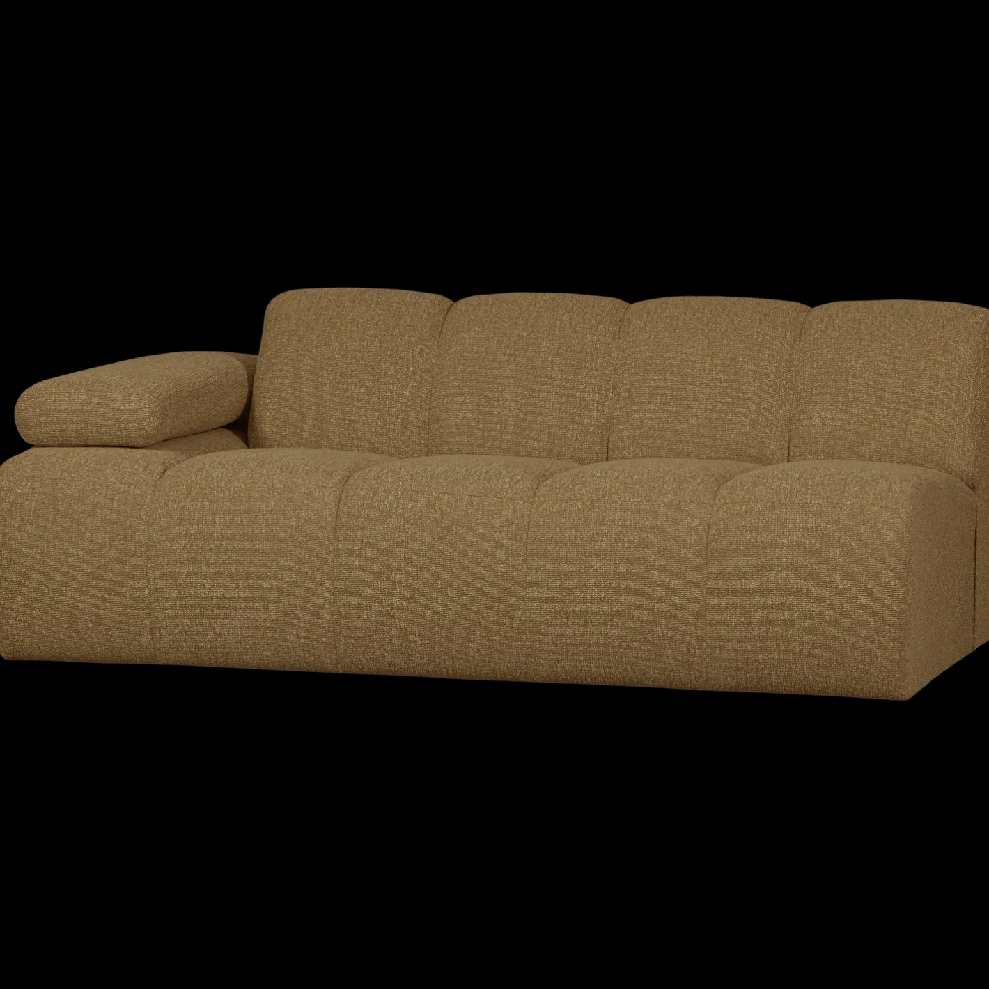 New WOOOD Mojo Bouclé 2-Zitsbank Brown Melange