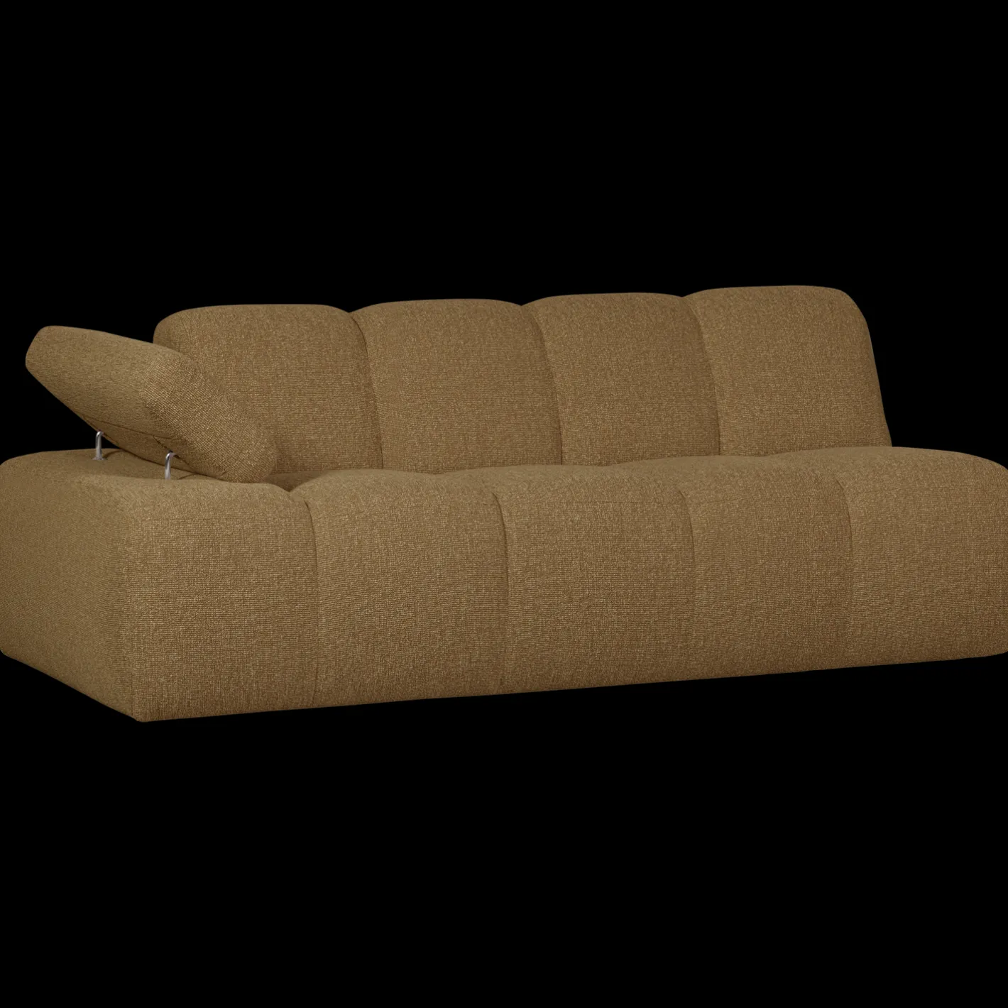 New WOOOD Mojo Bouclé 2-Zitsbank Brown Melange